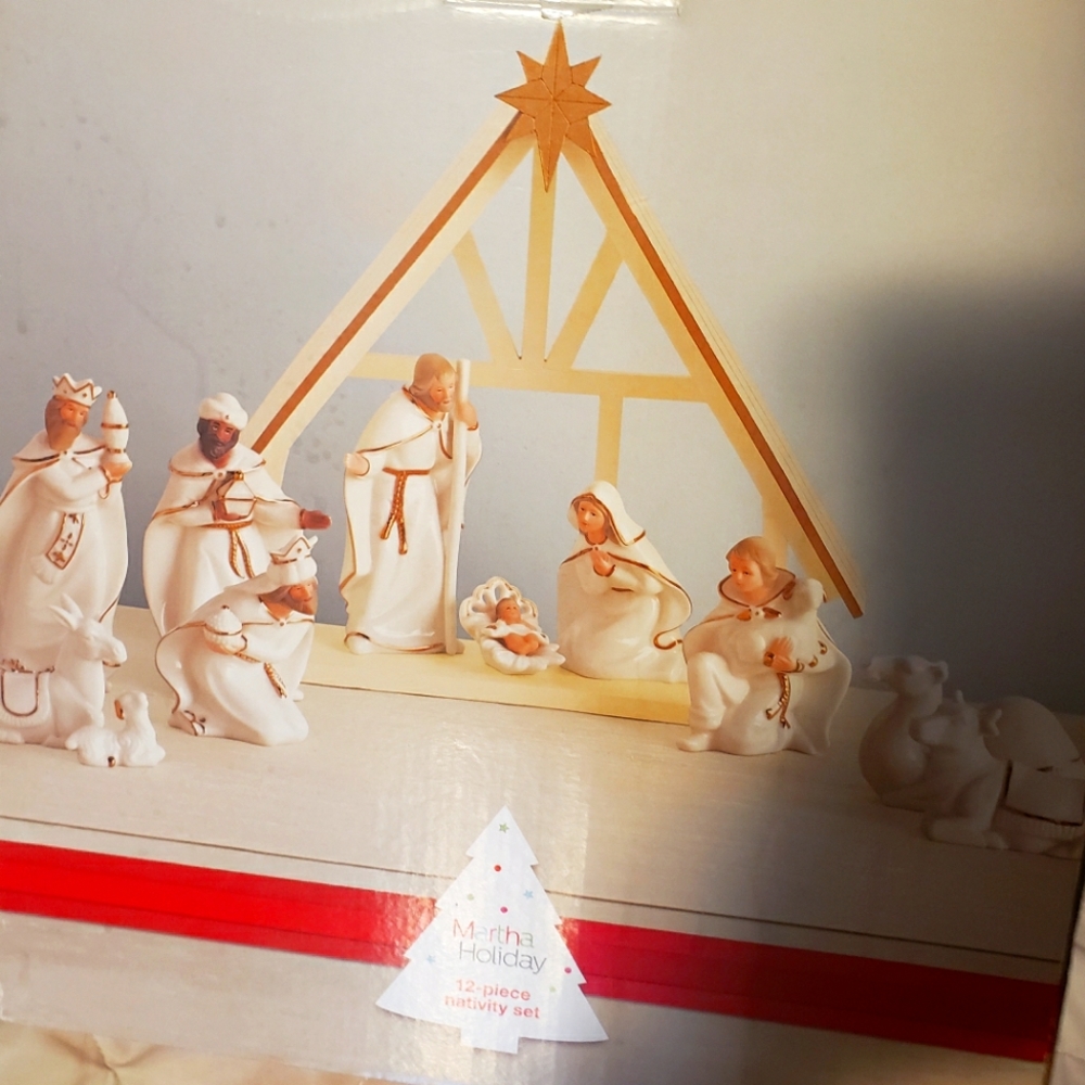 Beautiful porcelain negativity set by Martha Stewart